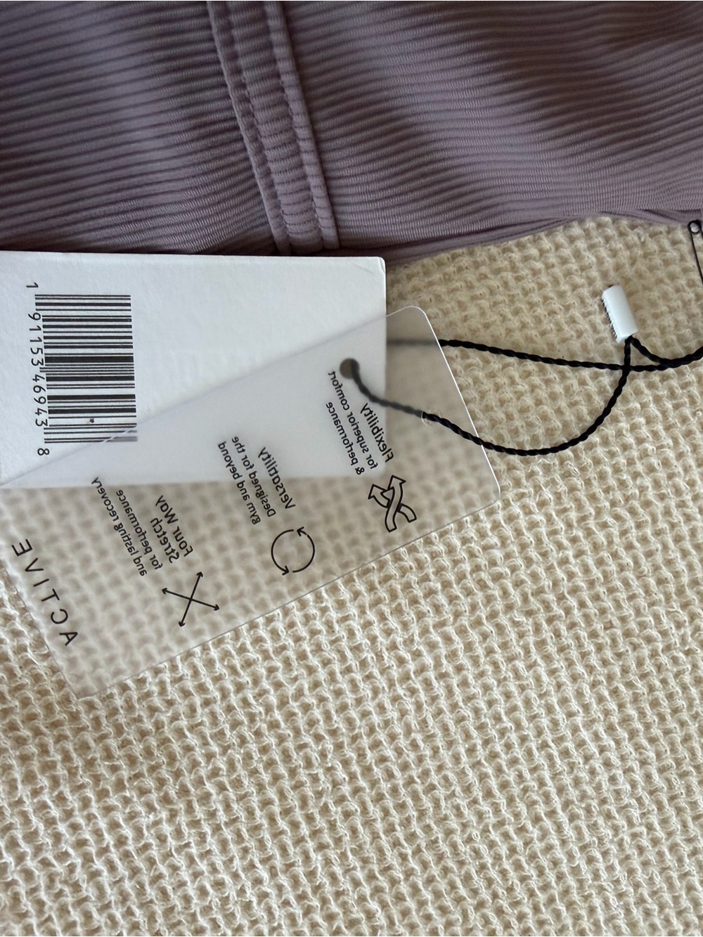 Jason Wu NWT Mauve Ribbed Tank Top - Picture 6 of 6